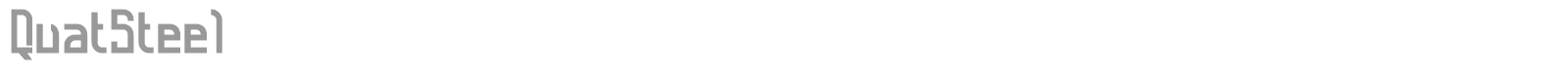 Quat Steel font preview